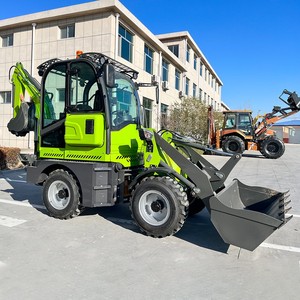 Kuugao nhỏ nhỏ <span class=keywords><strong>backhoe</strong></span> Bánh Xe Tải earthmoving máy móc với phía trước <span class=keywords><strong>loader</strong></span> thành phần cốt lõi động cơ bơm & động cơ - Product Image 5
