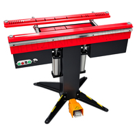 Machine de pliage électromagnétique pneumatique de 1000 mm pour tôles fines de 0,5 mm, idéale pour la production de conduits CVC