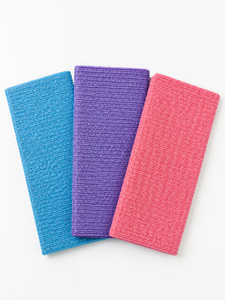 Éponge de bain exfoliante en nylon non tissé, pour une mousse riche, gommage corporel pour les soins quotidiens de la peau - Product Image 1