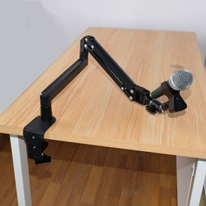 Soporte de Micrófono de Metal Resistente con <span class=keywords><strong>Base</strong></span> Ancha para Transmisión en Vivo, Grabación y Karaoke - Diseño Ajustable - Product Image 6