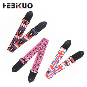 สายสะพายกีตาร์หนังหลากสี รุ่นปี 2003 ปรับได้ พิมพ์ลายสีสันสดใส ทำจากผ้าฝ้าย อุปกรณ์เสริมสำหรับเครื่องดนตรีสาย - Product Image 3