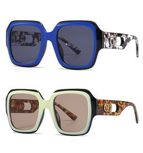 Lunettes de soleil carrées tendance pour hommes 2023, lunettes de soleil surdimensionnées pour hommes - Product Image 5