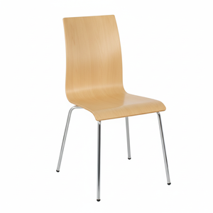 Silla de comedor de cuero - Product Image 1
