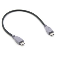 Câble de chargeur de données double Micro USB mâle vers Micro USB OTG 25cm 50cm 100cm pour téléphone portable MP4 GX