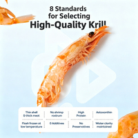 Friandises en vrac naturelles de qualité supérieure pour animaux de compagnie : Krill lyophilisé riche en Astaxanthine et Oméga-3 pour chats et chiens