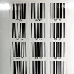Tùy chỉnh in ấn nối tiếp số biến ngày A4 giấy mã vạch Maker Sticker nhãn mã vạch UPC mã Sticker cuộn giá - Product Image 5