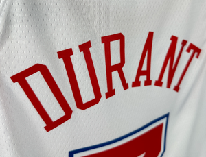 2026シーズンオリジナル品質ジェームズブライアントデュラントブランソンルカドンチッチバンチェロロッドマンヒートプレス米国ナショナルバスケットボールジャージー - Product Image 3