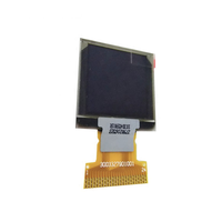 Layar OLED transparan kecil 1,1 inci 96x96 untuk tachometer, warna kuning, mini OLED