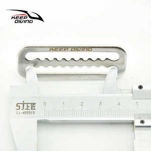 หัวเข็มขัดรูปตัว D ทำจากสแตนเลส Keep Diving ขนาด 61 มม. อุปกรณ์ดำน้ำแบบปรับได้สำหรับการดำน้ำเชิงเทคนิค - Product Image 1