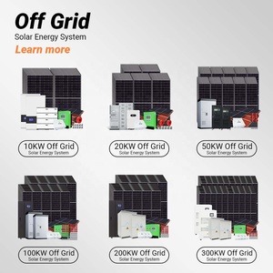 ระบบพลังงานแสงอาทิตย์แบบออลอินวันนอกตาราง 5kw ระบบพลังงานแสงอาทิตย์แบตเตอรี่ลิเธียมไอออน 10kw - Product Image 4