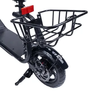 12 Inch High -carbon Steel 36V350W Electric Scooter With Mechanical Disc Brake
