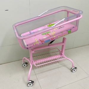 Bệnh Viện đồ nội thất xe đẩy em bé với khung thép trong suốt bé lưu vực phổ bánh xe mới Xe đẩy em bé để bán - Product Image 5