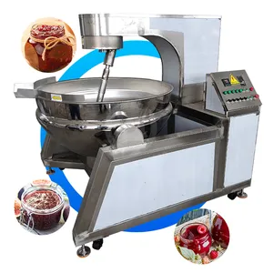 OCEAN Stainless Steel Electric Strawberry Jam Planetary Mix Pot Jacketed Kettle Stir Food Cook Wok with Mixer