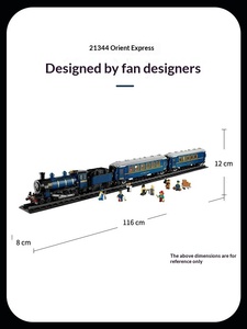 Nouveau modèle de <span class=keywords><strong>train</strong></span> oriental <span class=keywords><strong>express</strong></span> de 2540 pièces, jouet de construction éducatif pour adultes, enfants, garçons et filles - Product Image 6