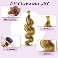 Extensiones de Cabello Humano de Doble Trama, Ondulado, de Una Sola Pieza, Virgen Sin Procesar, Negro Natural, Venta al Por Mayor Directo de Fábrica