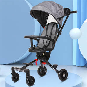 Cochecito de bebé <span class=keywords><strong>plegable</strong></span> de una mano, carrito de bebé ligero de diseño de moda, de lujo - Product Image 2