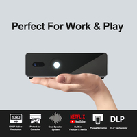 2025 Mini projecteur de poche Pico LED DLP 1080p Portable Smart Home Theater et projecteur extérieur pour petit bureau nouveau amélioré