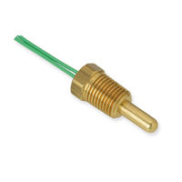 Sensor de Temperatura M8 PT100 de Tres Cables con Longitud Personalizada, Sensor OEM con Carcasa de Latón, Sensor RTD
