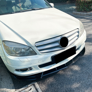 Mercedes-Benz C-Class W204 Front Bumper Lip Splitter Carbon Fiber Texture Matte Finish Tuning Style Exterior Modification - Product Image 3