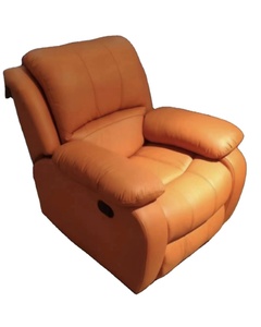 モダンな木製フレームのシングルリクライニングソファ、多機能レイジーソファチェア、マッサージ機能付きリビングルームレジャーソファチェア - Product Image 4