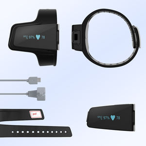 Wellue Checkme O2 Max Spo2 Jam Tangan Fitness dengan Monitor Detak Jantung Tidur Bluetooth 4.0 Denyut Nadi Oximeter Alarm Suara - Product Image 6