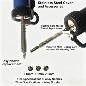 BBT-680 Desoldering <b>Pump</b> 220V Electric Portable <b>Vacuum</b> Suction Tool for Electronics Repair - Product Image 3