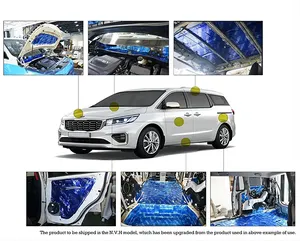 OEM or standard size 80 mil 36 sqft car damping sheet soundproofing butyl aluminium damping sheet for car 3 mm