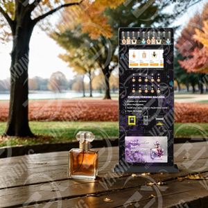 ZXVENDING <b>10</b> Buttons Touch Screen Cash Banknote Payment Dispensing Perfume Vending Machine SDK Smart System Customizable Version - Product Image 1