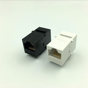 แผงเชื่อมต่อเครือข่าย Rj45 แบบติดตั้งบนแผง 8p8c ทองแดงผสมชุบทอง 1 พอร์ต อีเธอร์เน็ตแจ็ค - Product Image 2