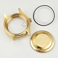 Boîtier de montre de luxe pour homme de haute qualité, accessoires en acier inoxydable, boîtier doré, montre modifiée, montre DD