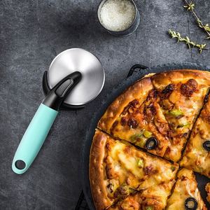 Stainless Steel Foldable Disposable Multifunctional Pizza Cutter & <b>Wheel</b> With <b>Plastic</b> Handle - Product Image 3