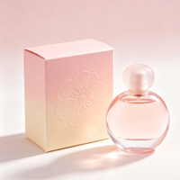 Emballage de parfum personnalisé en gros, boîte magnétique carrée en papier kraft écologique pour cosmétiques, design avec estampage à chaud doré 2 mm