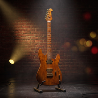 Custom ST Model DIY Kit Vintage Guitar Electric Stringed Instruments 6 Strings Baked Maple Neck Guitar Electric Guitar