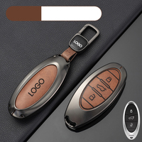 Accessoires de voiture DM 2025 en alliage de zinc de qualité supérieure avec étui en cuir pour porte-clés de voiture adapté à Bestune T77 T99 B70 B70S NAT EV