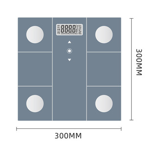 Pèse-personne intelligent carré gris ardoise, détection tactile, capteur haute précision, alimenté par piles, usage domestique CF537 - Product Image 5