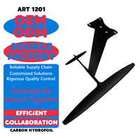 Nouveau Design Électrique En Fiber De Carbone Foil Board Hydrofoil ART PRO 1201 Kitesurf Wing Foil Surfboard Water Scooter Wing Surfboard