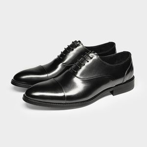 Zapatos Formales Italianos para Hombre, Diseño Casual y de Negocios, Punta en Pico, con Función de Aumento de Altura, Suelas de Goma Impermeables - Product Image 2