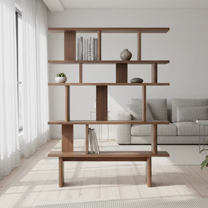 Alma - Mueble de Madera Maciza Moderno y Minimalista, Multifuncional, para Sala de Estar, Estante de Almacenamiento, Estilo Moderno, No Plegable - Product Image 4