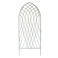 Treillis de jardin en métal noir de haute qualité pour plantes grimpantes, clôture de jardin, panneaux de treillis pour plantes de jardin