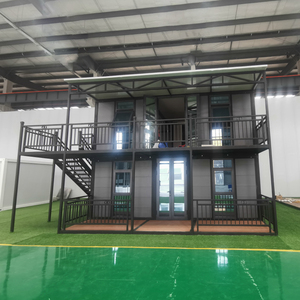 <span class=keywords><strong>Casa</strong></span> contenedor de dos pisos personalizada, buena <span class=keywords><strong>casa</strong></span> contenedor extensible impermeable, puente roto, <span class=keywords><strong>casa</strong></span> prefabricada de vidrio de aluminio - Product Image 2
