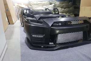 En stock bodykit para 2008-2016 <span class=keywords><strong>Nissan</strong></span> <span class=keywords><strong>Gtr</strong></span> <span class=keywords><strong>R35</strong></span> actualización <span class=keywords><strong>nismo</strong></span> CF & PP delantero parachoques trasero del coche Spoiler labio delantero labio trasero falda lateral - Product Image 6