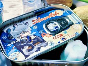 定制颜色和标志扁平包装马口铁容器扁平金属盒方形盒带铰链金属罐礼品 - Product Image 3