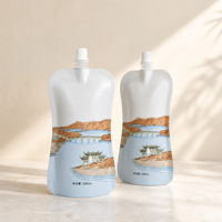 200ml 300ml 500ml 1L 3L 5L Duurzame Stand-up Pouch met uitgiettuit voor melk, gelei, babyvoeding, fruitsap, tomatensaus