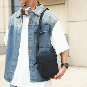 Bolso Cruzado <span class=keywords><strong>para</strong></span> <span class=keywords><strong>Hombre</strong></span>, Tendencias Urbanas, Plegable, Portátil, Casual, Nuevo 2024, Combinable con Todo, Mochila Pequeña - Product Image 4