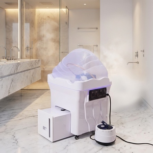 Neuestes Tragbares Kopf-Spa-Shampoo-Waschbecken mit 60L 18L Wassertank Kopf-Spa-Haarwaschset-Maschine mit Dampf-Wasser-Zirkulation - Product Image 1