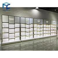 Mobilier de Bijouterie Moderne de Luxe en MDF, Présentoir Mural, Comptoir et Vitrine à Bijoux pour Centre Commercial