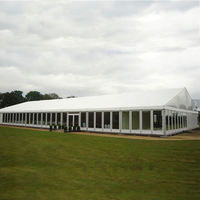 Tente chapiteau de grande envergure en aluminium pagode de luxe mariages expositions salons commerciaux entrepôts clairs de luxe de 20 mètres spacieux