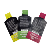 Sachets d'emballage personnalisés en aluminium, résistants à l'humidité, thermoscellables, pour liquides, en forme de bouteille, pour gel, miel, liquides, type pochette rétractable