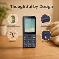 Smartphone OEM 2,8 pouces IPS Android 11 double SIM 4G LTE avec appareil photo, bouton de fonctionnalités, langues française et allemande