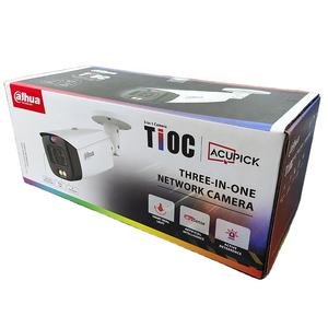 Telecamera IP di Sorveglianza Dahua Originale IPC-HFW3849T1-AS-PV 8MP Dual Light Active Deterrence a Focale Fissa per Esterni WizSense 4K - Product Image 1